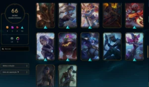 Conta League of Legends (LOL) Mestre Com skins no valorant