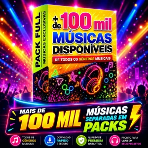 Pack 100 Mil Músicas - Pendrive Digital - Vitalício + Bônus - Outros