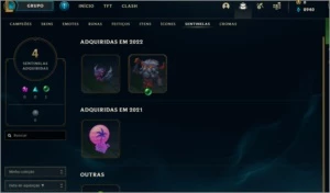Conra lvl 31 unraked, 5 skins - League of Legends LOL