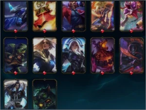 Conta league of legends, nível 217 com 127 skins LOL
