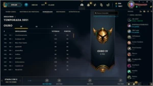 Conta de LoL Gold 290 skins + - League of Legends