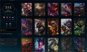 conta lol lvl 398, 215 skins muitas capsulas da tw prime - League of Legends