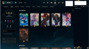 Conta Com 1465 Skins - Perfeita Para Se Tornar Sua - League of Legends LOL