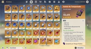ENDGAME - AR56 - 12 Pers 5 Estrelas - 2 armas 5 Estrelas - Genshin Impact