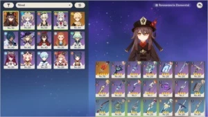 Hutao+Staff Of Homa ar36 - Genshin Impact