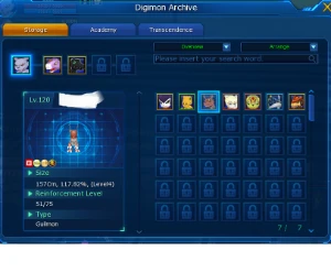 Conta end game NADMO Omegamon - Digimon Masters Online