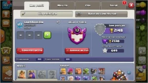 Vendo  cv 10 full e ganha co-lider - Clash of Clans