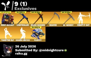 Fortnite conta com skins Raras