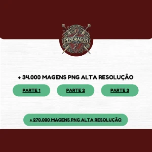 Mega Pack com mais de 34.000 imagens PNG + BÔNUS