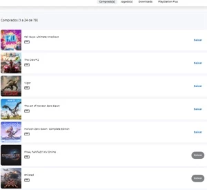 Conta Playstation Network com 34 jogos SEM CONTAR A PLUS