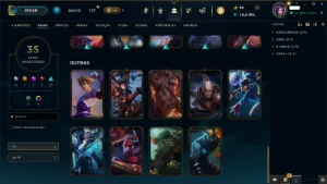 Conta League of Legends - Diamante 2 / 35 Skins LOL