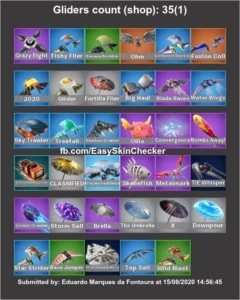 Fortnite conta skin raras