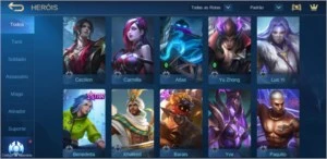 conta Mobile Legends