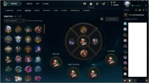 Conta League of Legends com 200 skins LOL