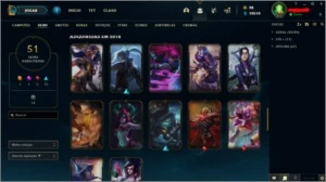 Conta diamante 2 - League of Legends LOL