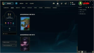 Conta diamante 2 - League of Legends LOL
