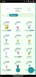 Conta pokémon Go lv 40
