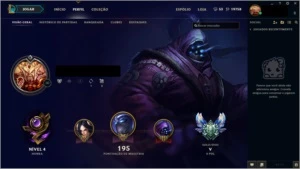CONTA DIAMANTE 5 - League of Legends LOL