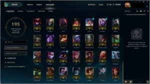 CONTA DIAMANTE 5 - League of Legends LOL