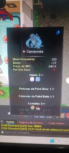 Conta wingeon 231 servidor mystic - PokeXGames PXG