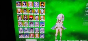 Conta genshin impact AR60! Vários personagens 5☆ com constel
