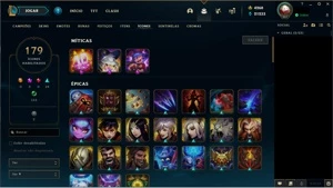 Conta LOL 91 skins e 4k de RP - League of Legends