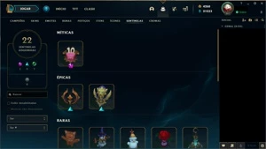 Conta LOL 91 skins e 4k de RP - League of Legends