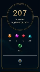 CONTA LOL QUASE 300 SKINS, 200 ICONES, PLATINA 4 - League of Legends