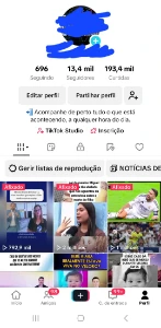 Vendo conta do tiktok já monetizado - Redes Sociais