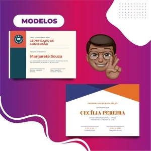 Criação de Arte para Certificado Envio em 24 Horas - Outros