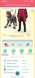Conta Pokemon Go Level 70 - Pokémon