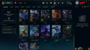 Conta Platina 4 - 53%WinRate **Full Acesso**  - League of Legends LOL