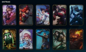 Conta League of Legends Full Acesso - 128 champs e 121 skins LOL