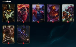 Conta League of Legends Full Acesso - 128 champs e 121 skins LOL