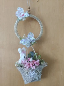 Arranjo de Porta - Páscoa - Artesanato e Personalizados