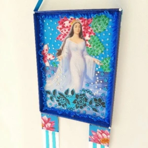 Estandarte de Santo - Iemanjá - Artesanato e Personalizados
