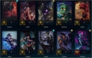 Conta Lol Platina 1 Mmr alto - League of Legends