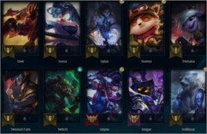 Conta Lol Platina 1 Mmr alto - League of Legends