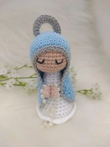 Mini Santinhas da Artesanato Flor de Lis - Artesanato e Personalizados