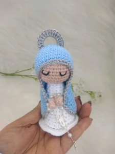 Mini Santinhas da Artesanato Flor de Lis - Artesanato e Personalizados