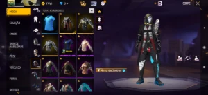 Conta nível 72, 11k de like, barbinha, sombra roxa - Free Fire
