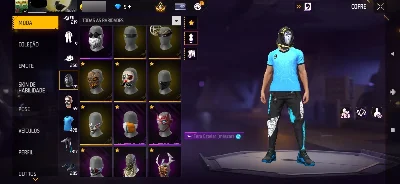 Conta nível 72, 11k de like, barbinha, sombra roxa - Free Fire