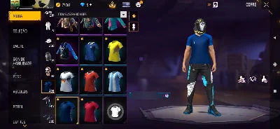 Conta nível 72, 11k de like, barbinha, sombra roxa - Free Fire