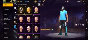 Conta nível 72, 11k de like, barbinha, sombra roxa - Free Fire