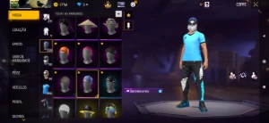 Conta nível 72, 11k de like, barbinha, sombra roxa - Free Fire