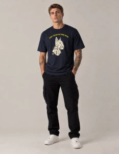 Camiseta Azul Marinho Bull Terrier - Artesanato e Personalizados