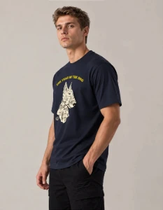 Camiseta Azul Marinho Bull Terrier - Artesanato e Personalizados