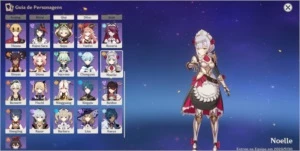 conta com xiao hu tao mais 6 5*  4 armas 5* todos os 4* - Genshin Impact