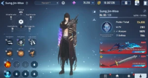 V>Conta Solo Leveling: Arise+Level 60 + 716Tiros+70KCristais - Outros