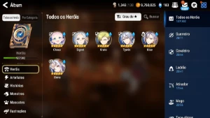Conta Epic Seven - Outros